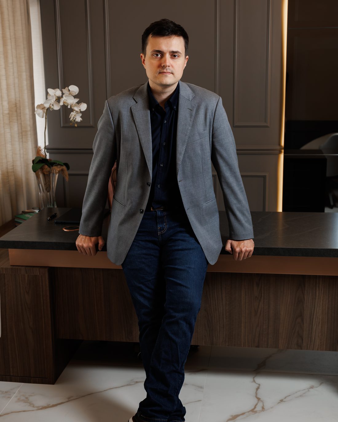 Dr. Gaetano Di Giovanni em seu consultório